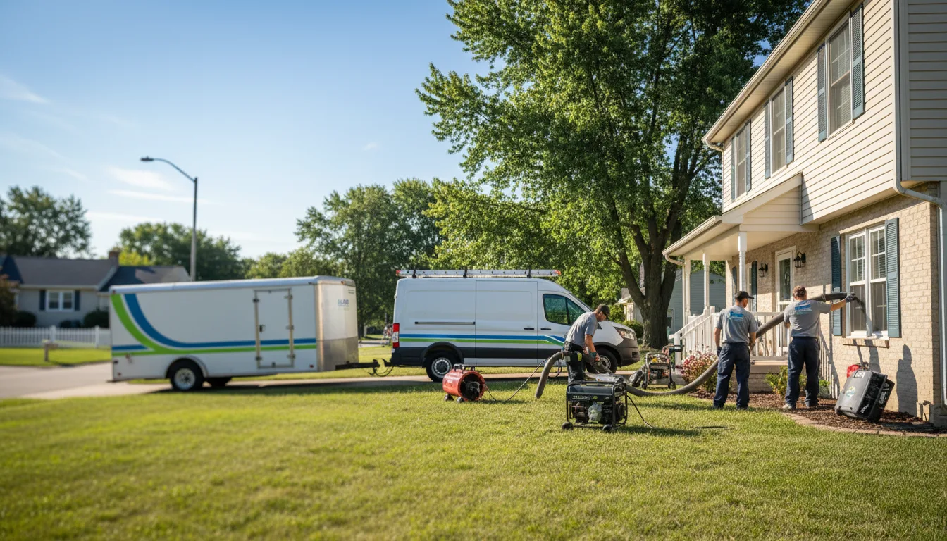Flooded Basement Restoration And Cleanup With Repair in Ney, OH near me